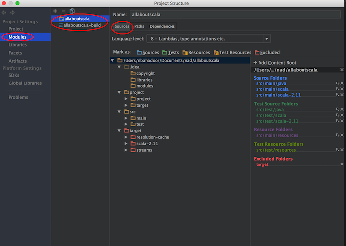 intellij add to java library path