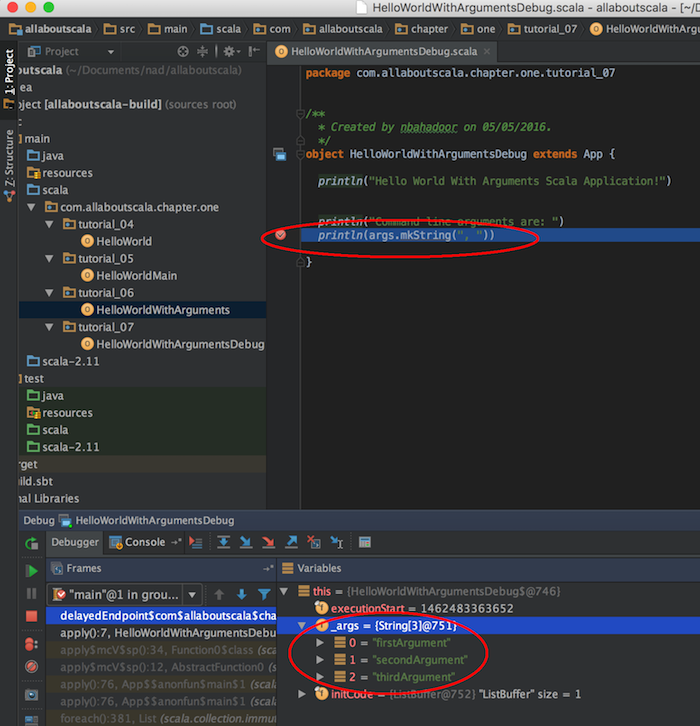 intellij debug node