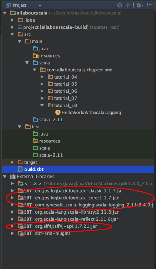 IntelliJ Import Dependencies - Getting Started With build.sbt