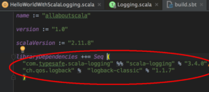 intellij import dependencies logging