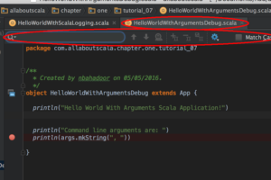 intellij search in a file