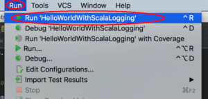 intellij keyboard shortcut run